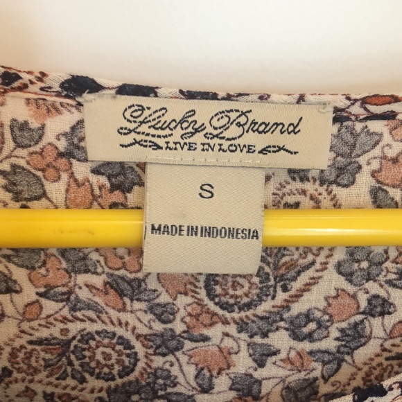 Lucky Brand boho blouse - Picture 5 of 6